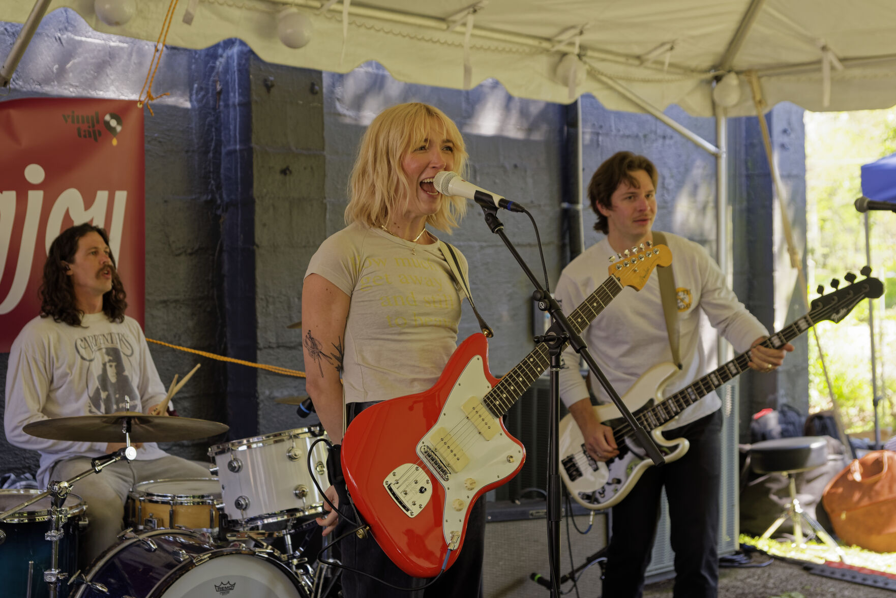 Winona Fighter performs at Vinyl Tap during Record Store Day 2025